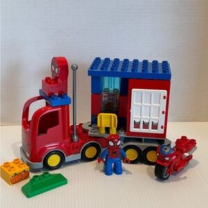 LEGO DUPLO Spider-Man Truck and Motorcycle Playset